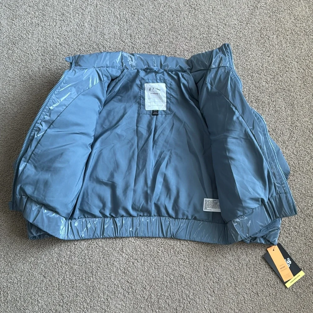 318 NWT Art Class Girl’s High Neck Puffer Jacket - Size: S‎ (6-7)